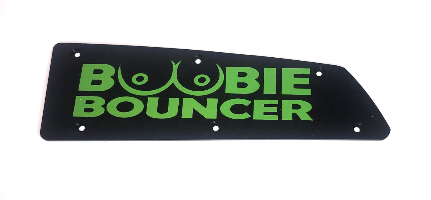 Honda Talon 1000 boobie bouncer dash plate green lettering