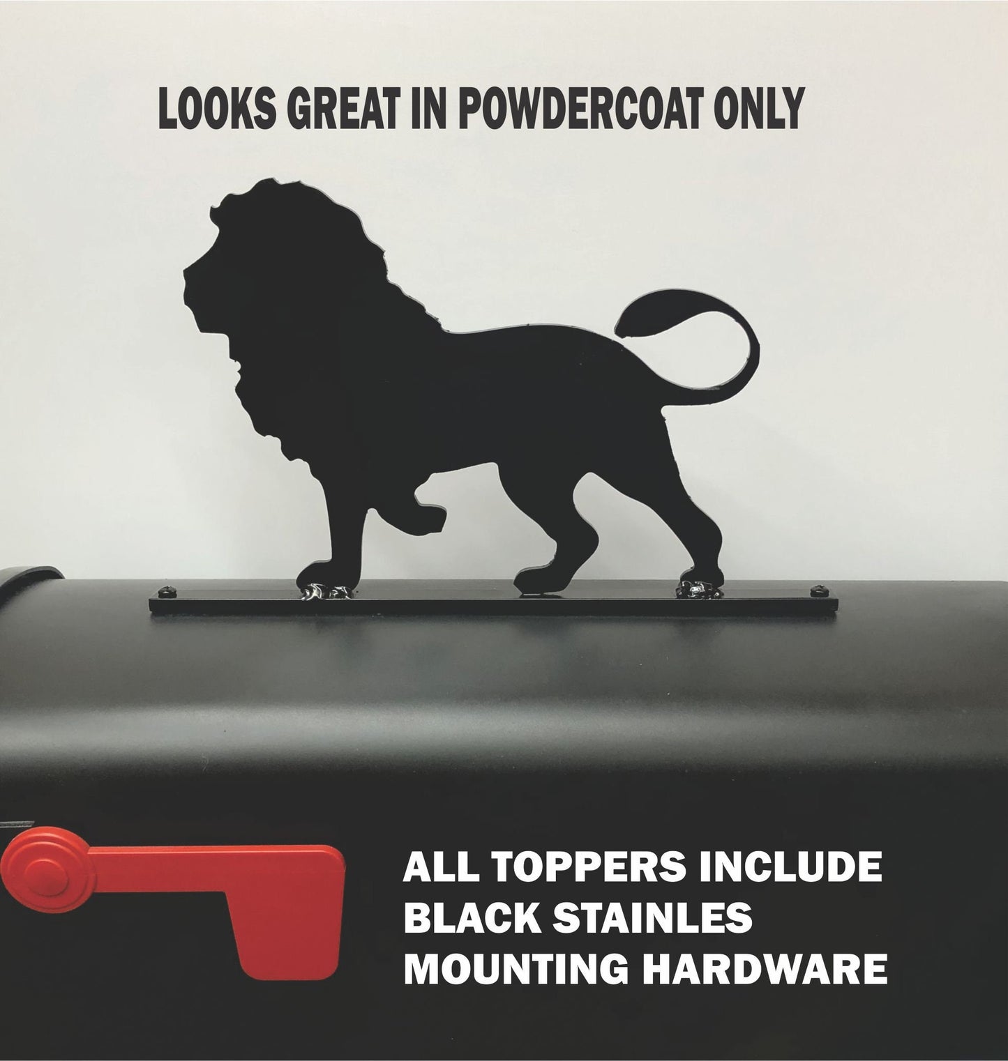 Lion mailbox topper 40