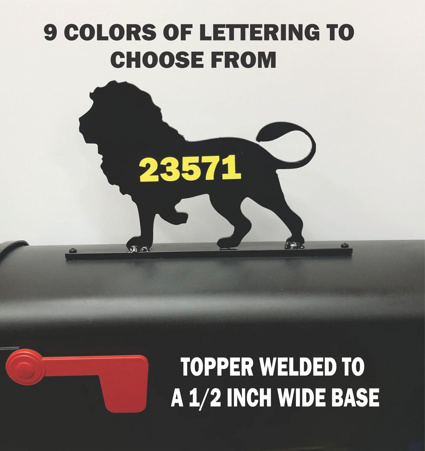 Lion mailbox topper 40