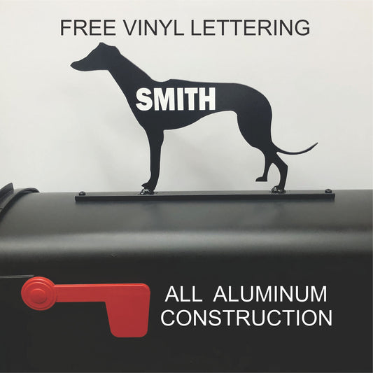 Greyhound mailbox topper 22